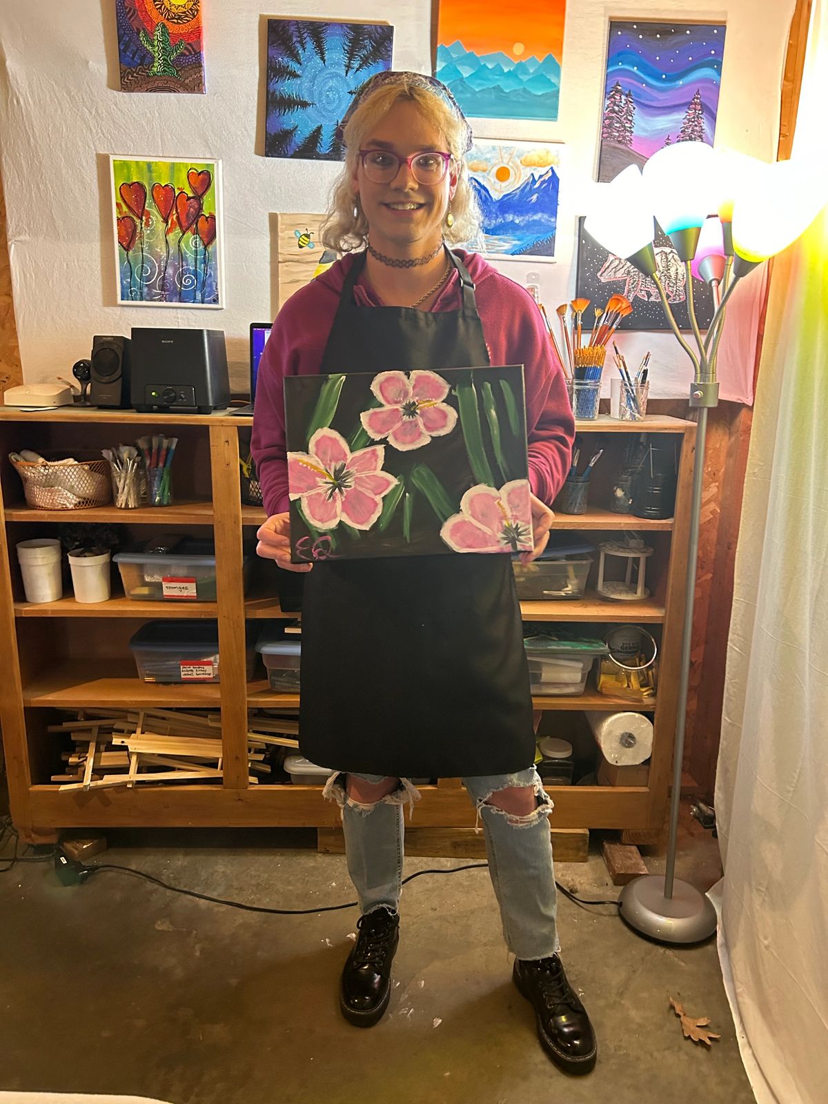 Painting in progress